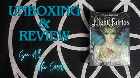 Night Fairies Oracle Deck By Paolo Barbieri Unboxing Review Flip