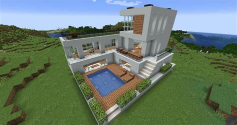 Minecraft Comment Faire Une Maison Moderne En Bois Ventana Blog