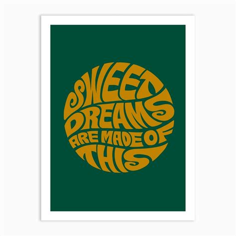 Sweet Dreams Art Print by Rachel E Lettering - Fy