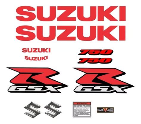 Kit De Pegatinas Suzuki Gsxr 750 Gsx 750r Ca 12863 MercadoLibre