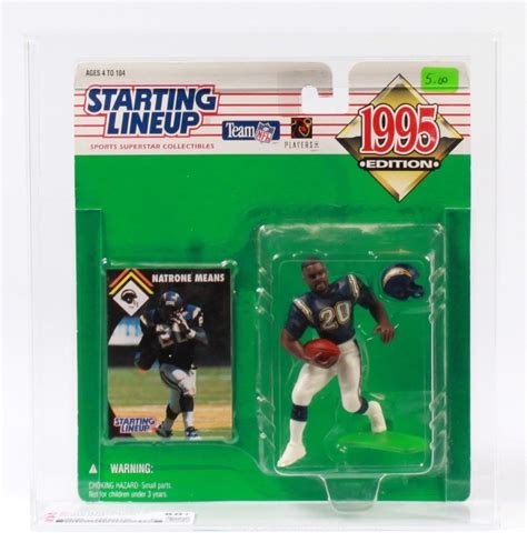 Kenner Starting Lineup Nfl Carded Sports Figure Natrone Means