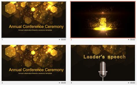 Award Ceremony Powerpoint Template Powerpoint Presentation For Award