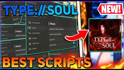 TYPE SOUL Script GUI Hack Auto Farm Auto Skills Auto Parry And