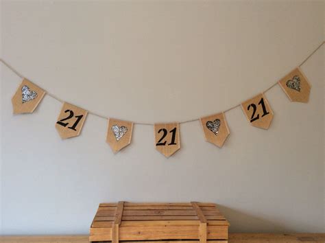 Excited To Share This Item From My Etsy Shop 21st Birthday Bunting