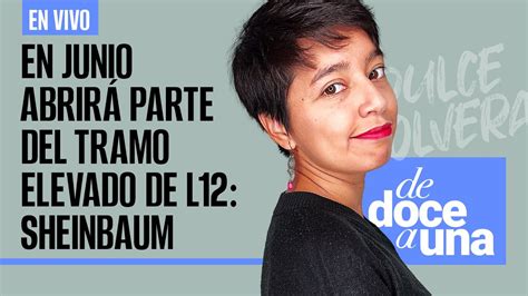 EnVivo DeDoceAUna En junio abrirá tramo elevado de L12 Va por