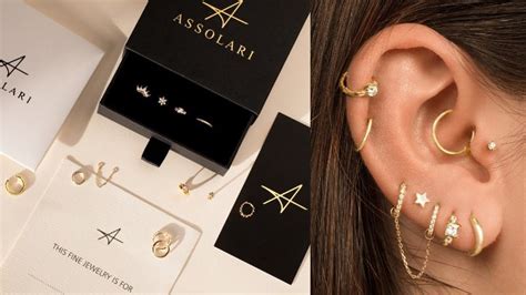 Assolari Cartilage Earrings Ear Piercing Ideas Shopassolari