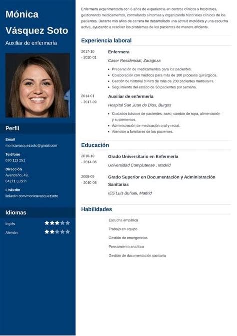 Plantillas De Curriculum Vitae B Sico Y Profesional