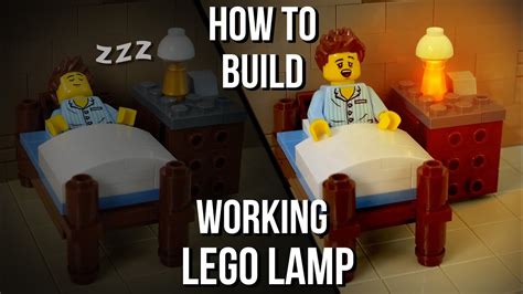 How To Build A Working Lego Table Lamp Youtube