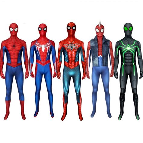 Spiderman Costumes Spider-Man PS4 Cosplay Suit - Champion Cosplay