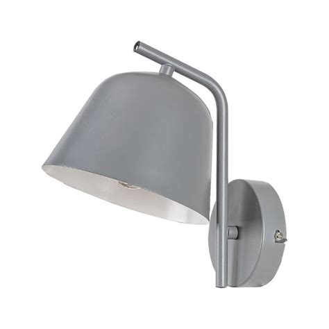 Edit Lighting Edit Malia Single Light Wall Fitting In Grey Finish 401728 Indoor Lighting From