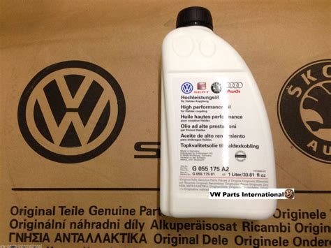 Genuine Vw Golf Mk5 R32 Haldex Oil 4motion G 055 175 A2 Brand New Oem Vw Part Vw Parts