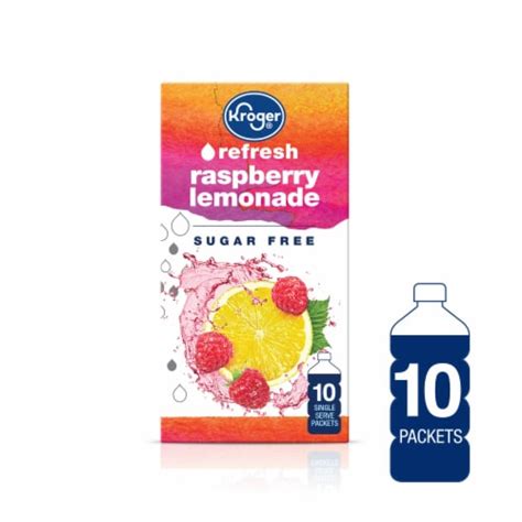 Kroger® Hydrate Zero Sugar Raspberry Lemonade Drink Mix Packets 10