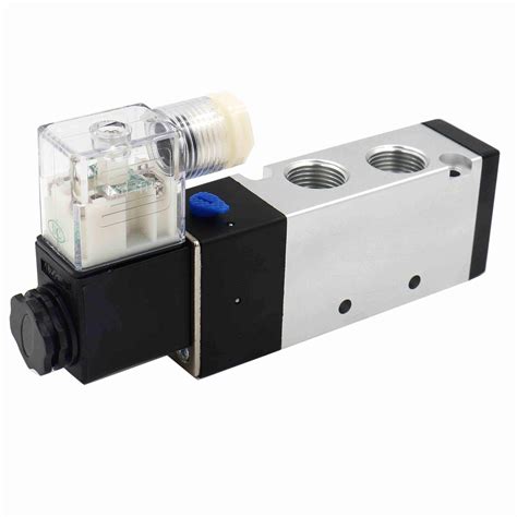 Baomain Pneumatic Solenoid Air Valve 4V310 10 DC 24V 5 Way 2 Position