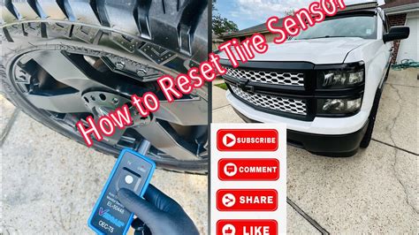 How To Reset Tire Sensors In Chevrolet Silverado Tahoe Gmc