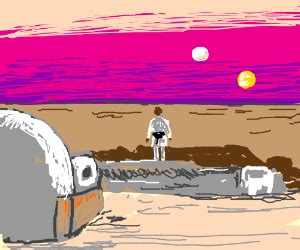 Tatooine Sunset - Drawception