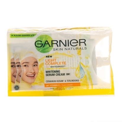 Jual Garnier Light Complete Whitening Serum Cream Ml Sachet