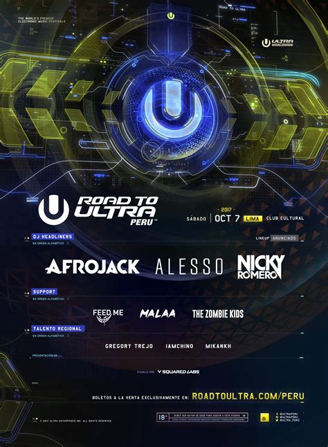 Road To Ultra Peru Announces Full Lineup¡ Beat Night Mx