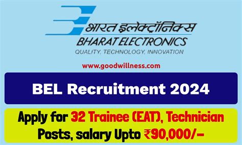 Bharat Electronics Recruitment Trainee Eat Technician Posts