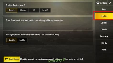 Jak kontrolować ustawienia grafiki w PUBG na Androida