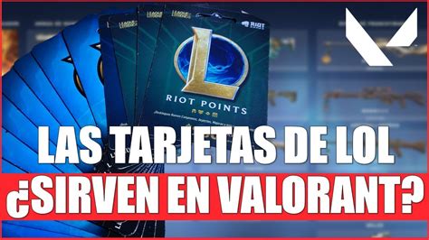 Todo Sobre Las Tarjetas De Regalo Riot Points De Lol Para Valorant