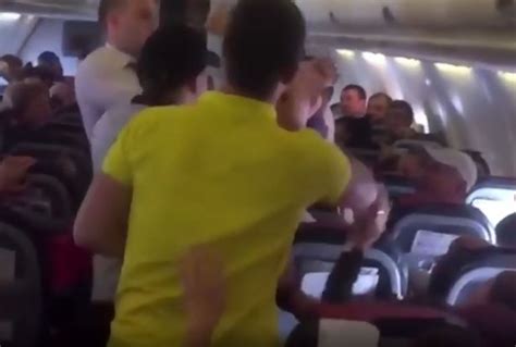 Drunk Plane Passenger Punches A Woman In The Face In Brutal Air Rage