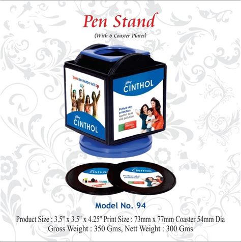 Promotional Plastic Pen Stand at Rs 120 piece परमशनल पन सटड in