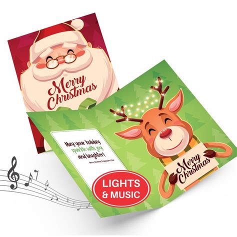 Musical Christmas Cards Etsy