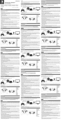 Nintendo Switch Pro Controller Instruction Manual Manualzz