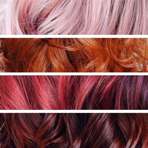 Nuancier Couleur Cheveux Rouge Framboise Coiffures Cheveux Longs