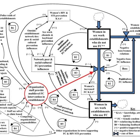 Model Of Multilevel System Dynamics Affecting Sex Work Download Scientific Diagram