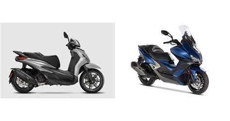 Motorrad Vergleich Piaggio Beverly S Vs Kymco Xciting S I