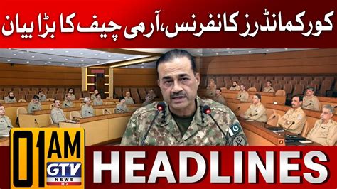 Army Chief Asim Munir Big Statement Corps Commander Conference 1 AM