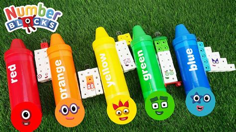 Help Numberblocks Find Missing Color Pieces In Giant Crayons Fun Toy