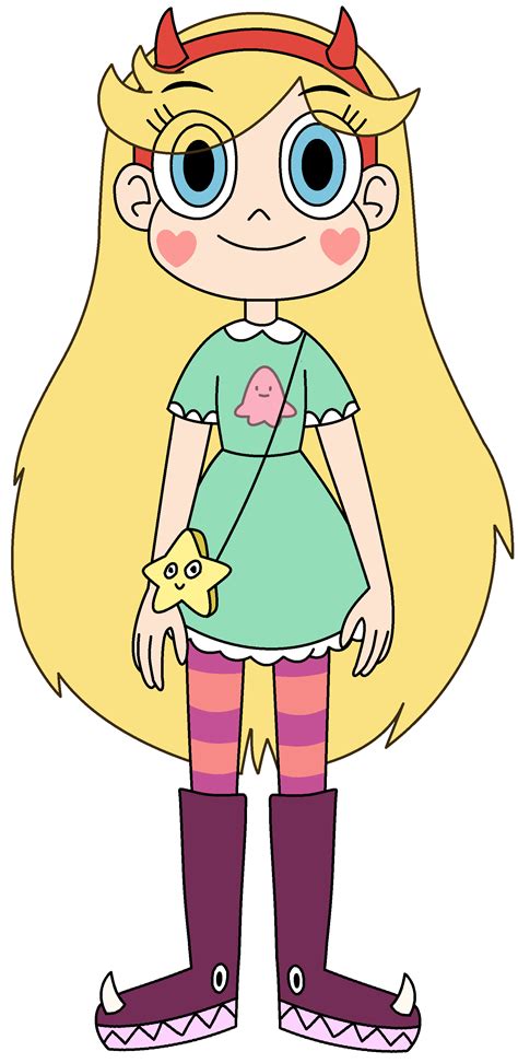 Star Butterfly In Sea Green Dress Front View Remake In 2021 Star