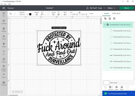 Protected By Fuck Around And Find Out Surveillance SVG Etsy