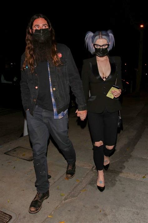 Kelly Osbourne – out for dinner with her boyfriend Erik Bragg at Craig ...