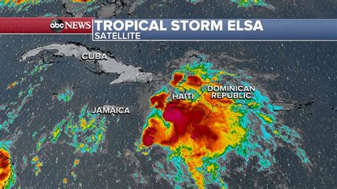 Elsa Weakens To Tropical Storm As It Moves Through Caribbean Abc News