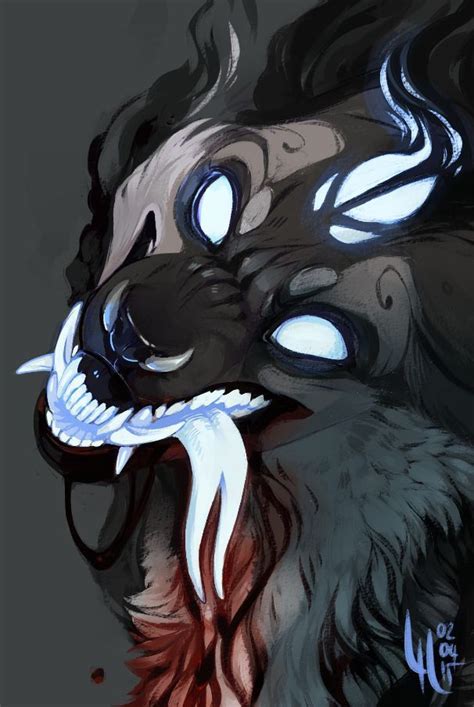 Pin by 6𝕷0𝖓𝖊6𝖂𝖔𝖑𝖋6 on Stuff Mythical creatures art Furry art Dark