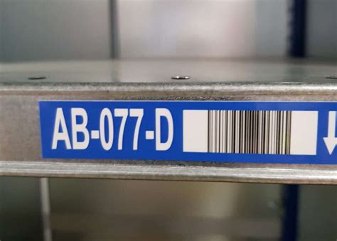 ASG Services | Warehouse Shelf Labels - ASG Services