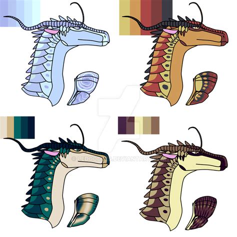 Silkwing Headshot Adopts Closed By Ledoodles On Deviantart