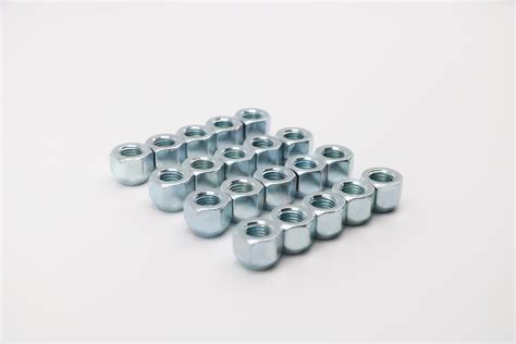 20pc OPEN END BULGE ACORN WHEEL LUG NUTS 14X1 5 ZINC FINISH HEX 19mm EBay