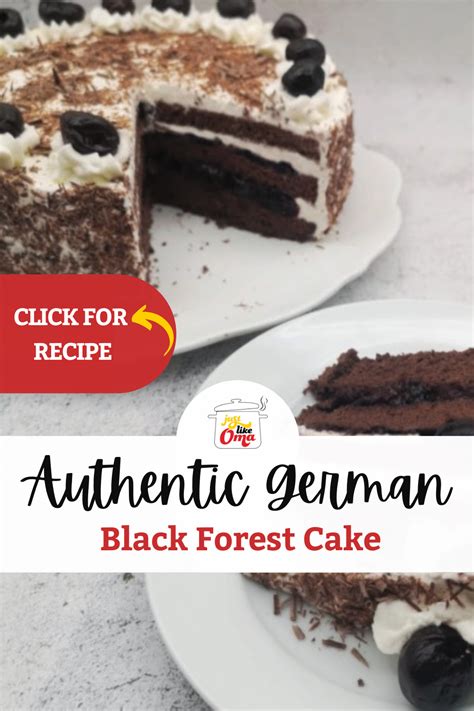 Authentic Black Forest Cake Recipe German Schwarzw Lder Kirschtorte