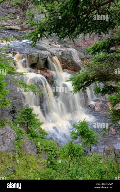 Black Brook Waterfall In Highlands National Park Cape Breton Nova