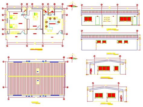 Planos Arquitectónicos Para Dirección De Escuela 83274 Kb Bibliocad