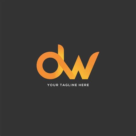 100 000 Dw Logo Vector Images Depositphotos