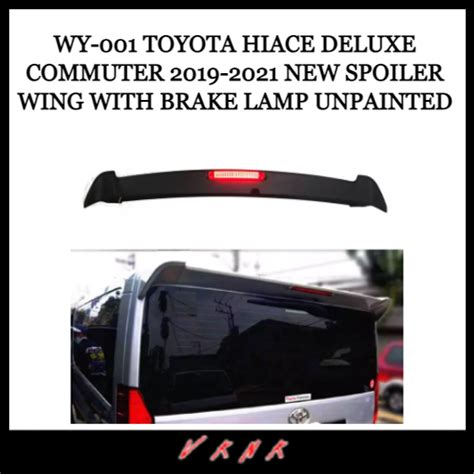 Wy Toyota Hiace Deluxe Commuter New Spoiler Wing With