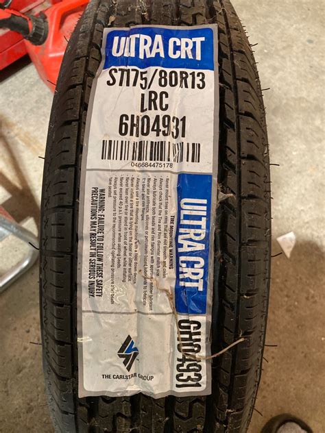 Trailer tire with rim 175/80R13 | Tires & Rims | St. Albert | Kijiji