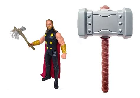 Thor Boneco Grande Articulado Cluz E Som Heroes Vingadores Mebuscar