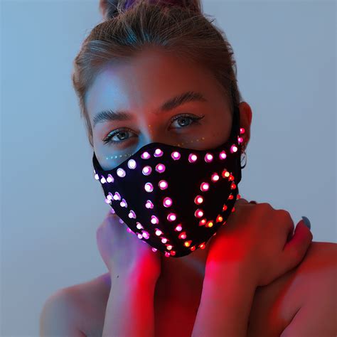 Led Face Mask Fetish Style For Shows And Events By Etereshop