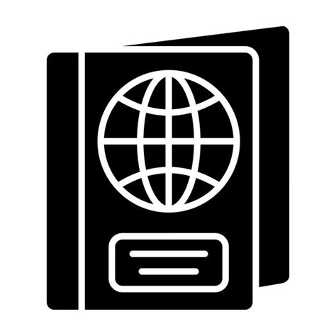 Premium Vector Passport Icon